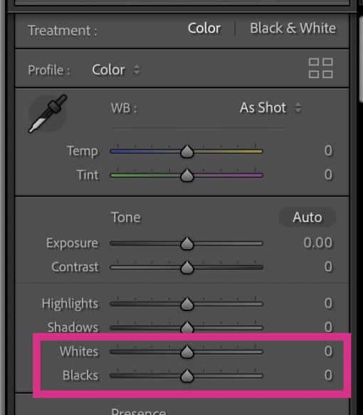 How to Set Black and White Points in Lightroom Hue & Hatchet